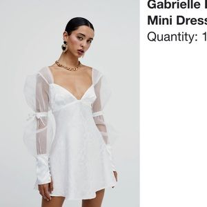Gabrielle Puff Sleeve mini dress